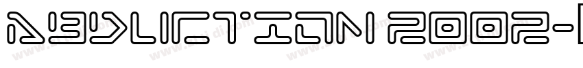 Abduction 2002字体转换